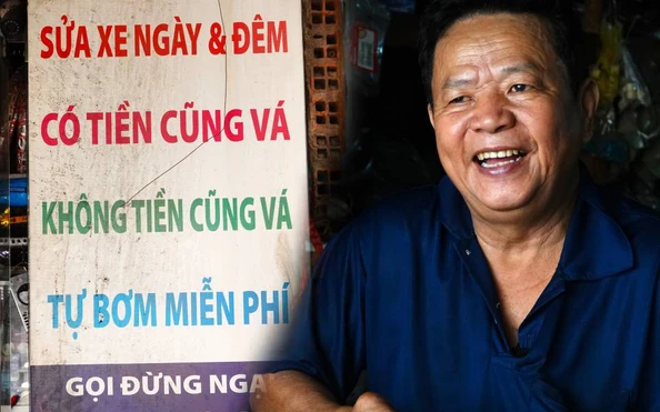 Tóm tắt về tiệm sửa xe của ông Vinh
